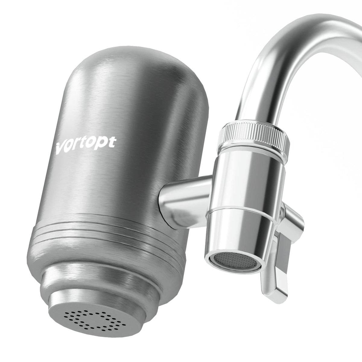 T2 NSF Certified Faucet Water Filter for Sink - Mount Tap Water Filtration System for Kitchen,Tub,Reduces Odor, Chlorine and Bad Taste(1 Filter Included),Vortopt - Vortopt