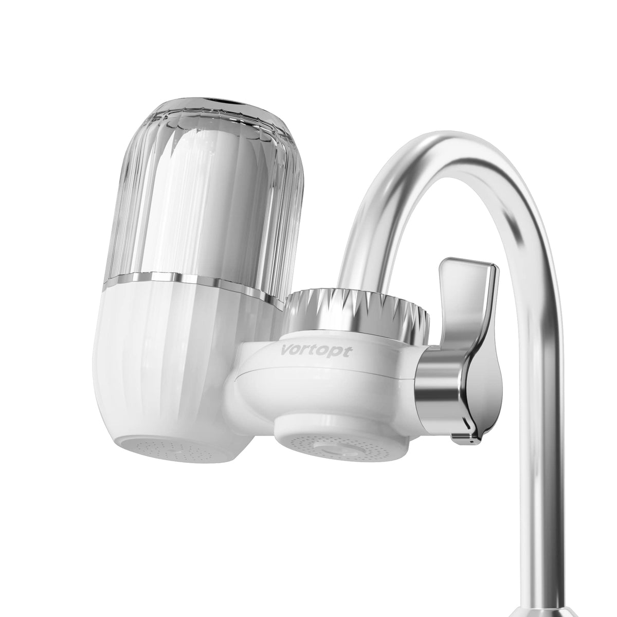 T4-ACF Faucet Water Filter with Transparent Shell, Vortopt - Vortopt
