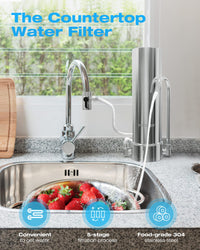 F7 NSF Certified Replacement for Countertop Water Filtration System, Vortopt - Vortopt