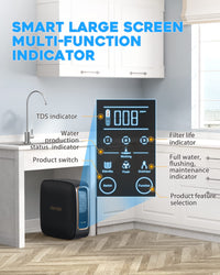 DR1-800 Tankless Reverse Osmosis System, Under Sink RO Water Filter System, Vortopt - Vortopt