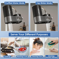 T5-C1/T5-C2  Faucet Water Filter for Sink,  Mount Tap Water Filtration System for Kitchen Vortopt - Vortopt
