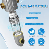 Q2 Spin Down Sediment Water Filter Replacement Cartridge，Vortopt - Vortopt